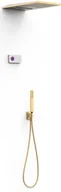 Zestawy prysznicowe - Zestaw TRES Shower Technology Blue Edition 24-K Matowe Złoto 09286308OM - miniaturka - grafika 1