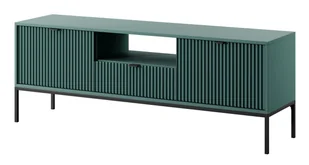 Szafka Rtv Nova Rtv154 Czarny / Labrador - Szafki RTV - miniaturka - grafika 1