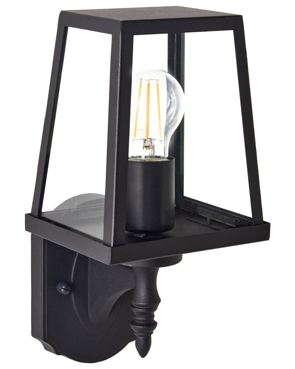 Lampa ścienna ogrodowa HEZIR Czarny