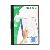 Teczki i skoroszyty - SKOROSZYT LEITZ Z KLIPSEM PRZEŹROCZYSTY KLIPS CZARNY A1 - miniaturka - grafika 1