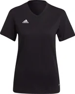 Bluzki damskie - Koszulka damska adidas Entrada 22 Tee czarna HC0438-2XL - miniaturka - grafika 1