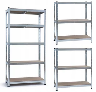 Regał magazynowy warsztatowy metalowy HD4000 150x75x30 - Szafy i regały magazynowe - miniaturka - grafika 1