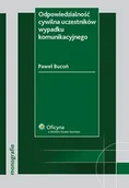 Prawo - Odpowiedzialność cywilna uczestników wypadku komunikacyjnego Paweł Bucoń - miniaturka - grafika 1