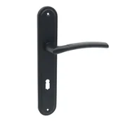 Klamki - Domino Klamka Presto na klucz czarna - miniaturka - grafika 1