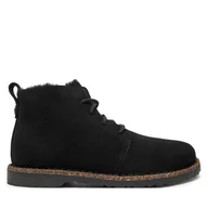 Botki damskie - Botki Birkenstock Uppsala Mid Shearling 1028154 Czarny - miniaturka - grafika 1