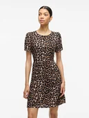 Sukienki - Vila Sukienka w kolorze beżowo-brązowym - miniaturka - grafika 1