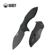 Noże - Nóż składany Kubey Nobel Black G10, Blackwashed 14C26N (KU236O) - miniaturka - grafika 1