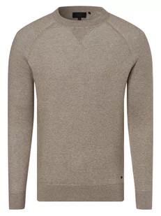 Superdry - Sweter męski, beżowy|szary - Swetry męskie - miniaturka - grafika 1