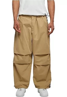 Spodnie męskie - Urban Classics Spodnie męskie Wide Cargo Pants UnionBeige L, beżowy (Unionbei), L - grafika 1