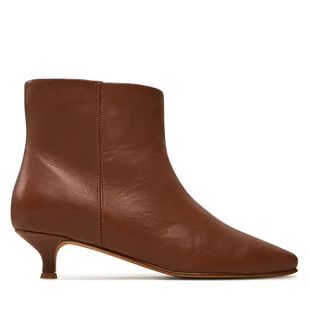 Botki Balagan BALAGAN-VARED BOTKI KARMELOWY Brązowy - Botki damskie - miniaturka - grafika 1