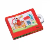 Zabawki interaktywne dla dzieci - Lilliputiens Lilliputiens Książeczka z Mini - Przytulankami Wielofunkcyjna paulette Szuka Swoich Kurczaczków Kokoszka Paulette 18 m+ - miniaturka - grafika 1