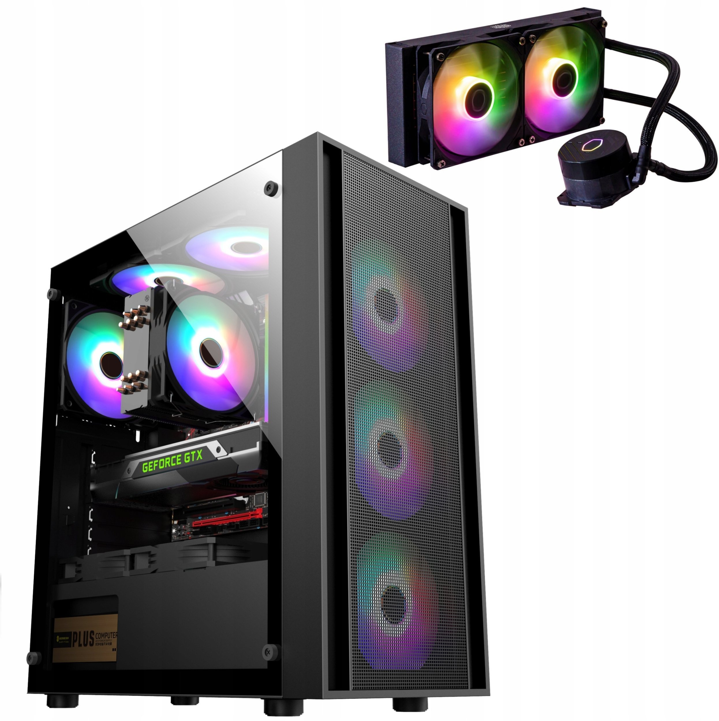 Komputer do gier Ryzen 7 8700 /RTX 4060 /32GB DDR5 /ARGB / GTA VI BOX /WODA