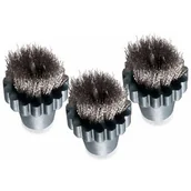 Akcesoria i części AGD - Zestaw szczoteczek mosiężnych do mopa parowego EUROFLEX Vapour M4/M4S/M6S (3 szt.) - miniaturka - grafika 1