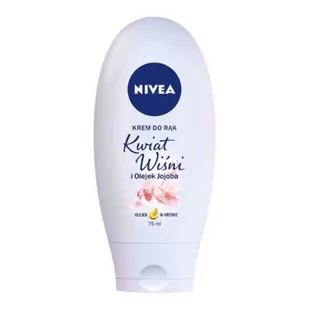 Nivea HAND Krem do rąk wygładzający Cherry Blossom & Jojoba Oil 75ml - Kremy i maski do rąk - miniaturka - grafika 1