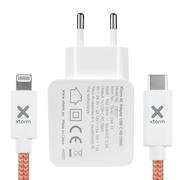Adaptery i przejściówki - Xtorm XTORM AC Adapter sieciowy USB-C PD 18W+USB-C Lightning KC_45369-0 - miniaturka - grafika 1