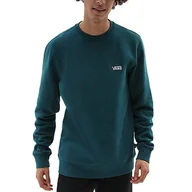 Bluzy męskie - Bluza Vans Core Basic Crew VN0A7YDU60Q1 - niebieska - miniaturka - grafika 1