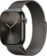 Smartwatch - Apple Watch 10 GPS + Cellular 46mm łupkowy tytan bransoleta mediolańska M/L Łupkowa - miniaturka - grafika 1