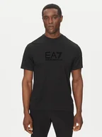 Koszulki męskie - EA7 Emporio Armani T-Shirt 7M000092 AF13870 UC001 Czarny Regular Fit - miniaturka - grafika 1