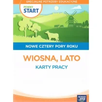 Pewny start. Nowe cztery pory roku. Wiosna, lato. Karty Pracy - Pedagogika i dydaktyka - miniaturka - grafika 1