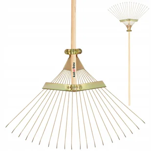 GRABIE WACHLARZOWE REGULOWANE DRUCIANE GRABKI OGRODOWE LIŚCI TRAWY 260-580 - Grabie i motyki GRABIE WACHLARZOWE REGULOWANE DRUCIANE GRABKI OGRODOWE LIŚCI TRAWY 260-580 - Grabie i motyki - miniaturka - grafika 1