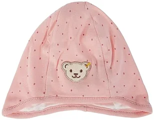 Steiff Unisex Baby GOTS czapka zimowa, Silver Pink, 47 cm - Czapki damskie - miniaturka - grafika 1