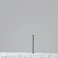 Lampy ogrodowe - Lampa stojąca zewnętrzna Spear O441FL-L1GF3K Maytoni IP65 tuba grafitowa - miniaturka - grafika 1