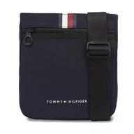 Torby męskie - Saszetka Tommy Hilfiger Th Skyline Stripe Mini Crossover AM0AM12090 Space Blue DW6 - miniaturka - grafika 1