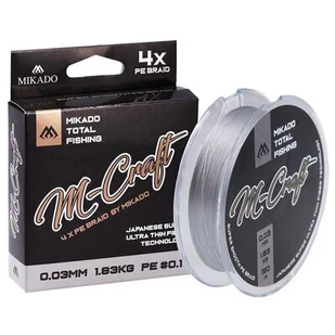Plecionka MIKADO M-Craft Braid 0.04 mm / 150 m Stalowo-szary - Żyłki wędkarskie - miniaturka - grafika 1