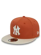 Czapki i chusty sportowe męskie - New Era Czapka z daszkiem Mlb Patch 950 Nyy 60503481 Brązowy - miniaturka - grafika 1