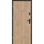 Drzwi zewnętrzne - Nawadoor Drzwi wewnętrzne wejściowe Grafen Akustic Dąb Premium 90 lewe do wewnątrz - miniaturka - grafika 1