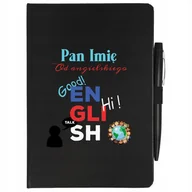 Notesy i bloczki - NOTES PLANER+ DŁUGOPIS A5 PAN OD ANGIELSKIEGO IMIĘ - miniaturka - grafika 1