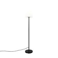 Lampy ogrodowe - QAZQA Inteligentna nowoczesna zewnętrzna lampa podłogowa czarny klosz biały z Wifi A60 - Virginia - miniaturka - grafika 1