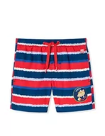 Kąpielówki dla chłopców - Schiesser Chłopięce Szorty Kąpielowe, Ciemnoniebieskie Czerwone Paski, 98, Ciemnoniebieski, Czerwony w Paski, 98 - miniaturka - grafika 1