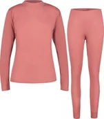 Bielizna sportowa damska - Komplet bielizny termicznej damskiej Rukka TIISALA, różowy - miniaturka - grafika 1