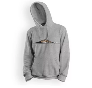 Bluza dziecięca z kapturem kieszeń na kota-104 - Bluzy dla dziewczynek - miniaturka - grafika 1