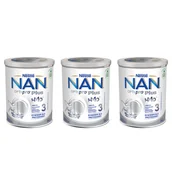 Mleko modyfikowane - Zestaw Nestle NAN Optipro Plus 3 HM-O, mleko modyfikowane dla dzieci po 1 roku, 3 x 800 g - miniaturka - grafika 1