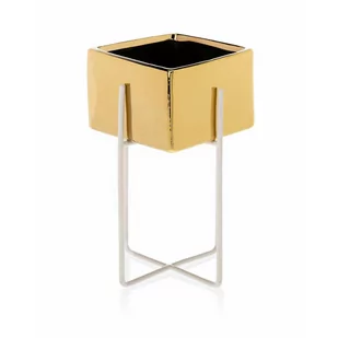 Blumfeldt Mizu Gold White 21 cm - Donice - miniaturka - grafika 1
