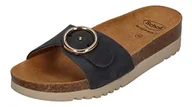 Sandały damskie - Scholl Malibu' Mule, sandały damskie, granatowy, 41 EU - miniaturka - grafika 1