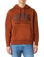 Bluzy męskie - Kaporal Męska bluza Benjy - miedziany kolor-rozmiar 2XL, XXL - miniaturka - grafika 1