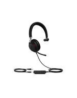Słuchawki bluetooth - DARMOWA DOSTAWA - Yealink Słuchawka Yealink Uh38 Zestaw Słuchawkowy Przewodowybezprzewodowy Opaska Na Głowę Połączeniamuzyka Usb Typec Bluetooth Czarny - miniaturka - grafika 1