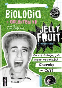 JELLY FRUIT z akcentem. Biologia z akcentem zeszyt z naklejkami - Zeszyty szkolne - miniaturka - grafika 1
