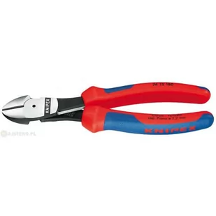 Knipex Cążki boczne 74 12 180 180 mm DIN ISO 5749 64 HRC - Kombinerki i obcęgi - miniaturka - grafika 1