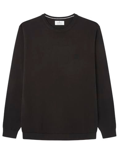 Springfield Sweter męski, standardowy czarny, L