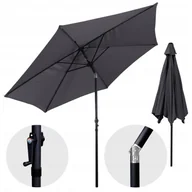 Parasole ogrodowe - PARASOL OGRODOWY DUŻY SOLIDNY SKŁADANY 300CM REGULOWANY ŁAMANY SOLIDNY UV - miniaturka - grafika 1