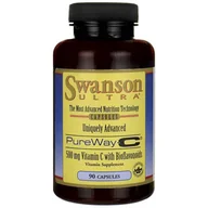 Suplementy naturalne - SWANSON Health Witamina C Z Bioflawonoidami Cytrusowymi Pureway-c 1000mg 90 Tabletek 087614024080 - miniaturka - grafika 1