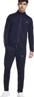 Dresy męskie - Under Armour Dres męski Under Armour Rival Knit Track Suit granatowy 1357139 410 S - miniaturka - grafika 1