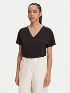 Koszulki i topy damskie - Marc O'Polo T-Shirt 506 2067 51445 Czarny Regular Fit - miniaturka - grafika 1