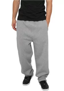 Spodenki męskie - Urban Classics Męskie spodnie dresowe ze sznurkiem, spodnie sportowe z elastycznym zamkiem błyskawicznym, luźne dopasowanie, szare, 3XL - grafika 1