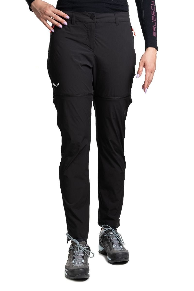 Salewa Spodnie trekkingowe damskie Puez Talvena DST 2/1 Short Women czarne 40_L
