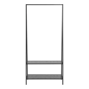 Czarny metalowy wieszak na ubrania Seaford – Actona - Wieszaki i stojaki - miniaturka - grafika 1